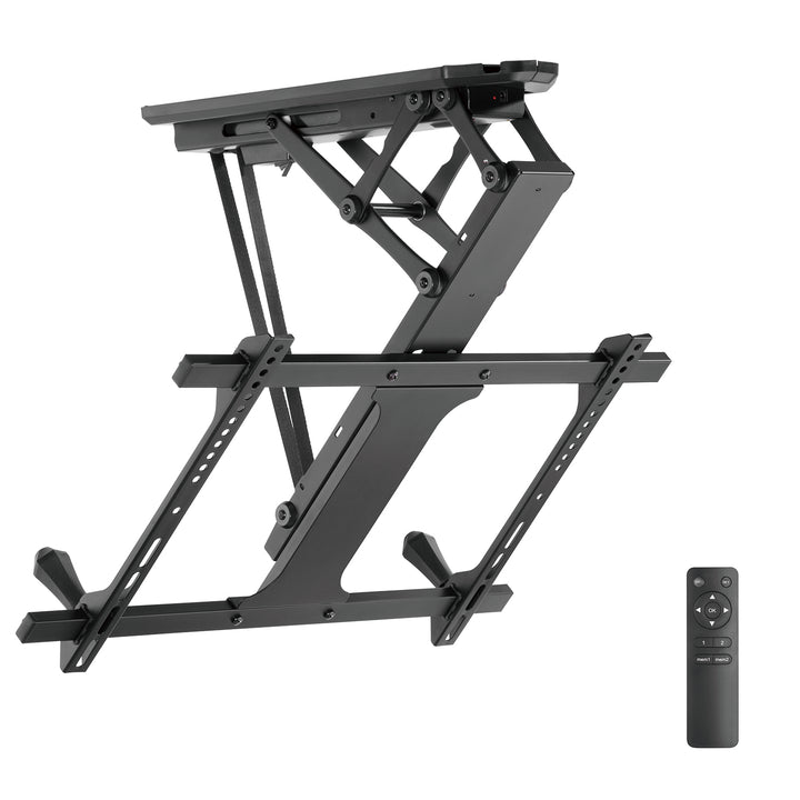 Supporto per TV da soffitto elettrico,e per pareti inclinate Maclean MC-880 32 "-70" carico massimo 35 kg telecomando max VESA 600x411