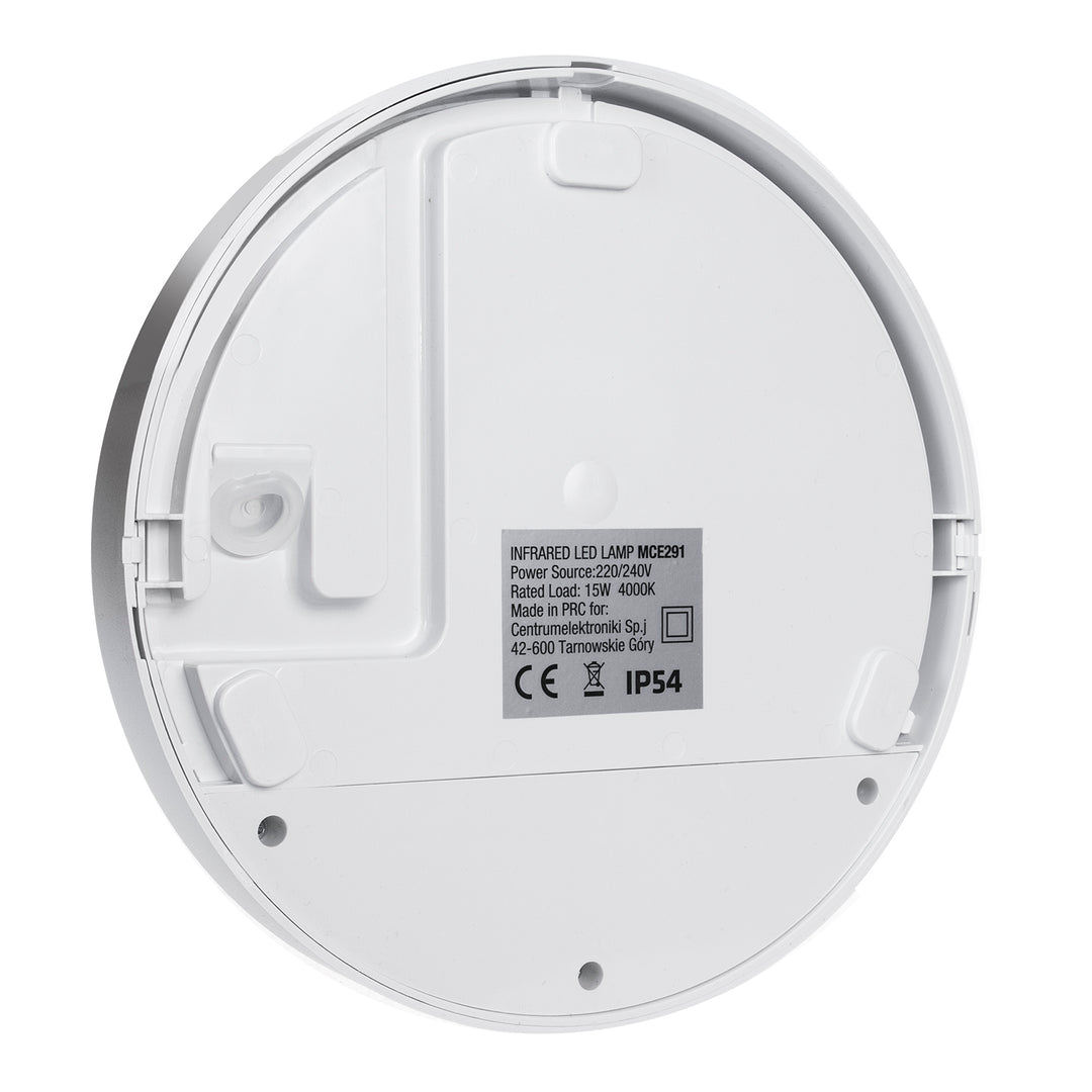 Lampada a LED con sensore di movimento a infrarossi MCE291 W 1100lm 15W IP54 Maclean Energy bianco