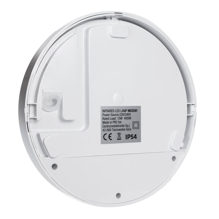 Lampada a LED con sensore di movimento a infrarossi MCE291 W 1100lm 15W IP54 Maclean Energy bianco