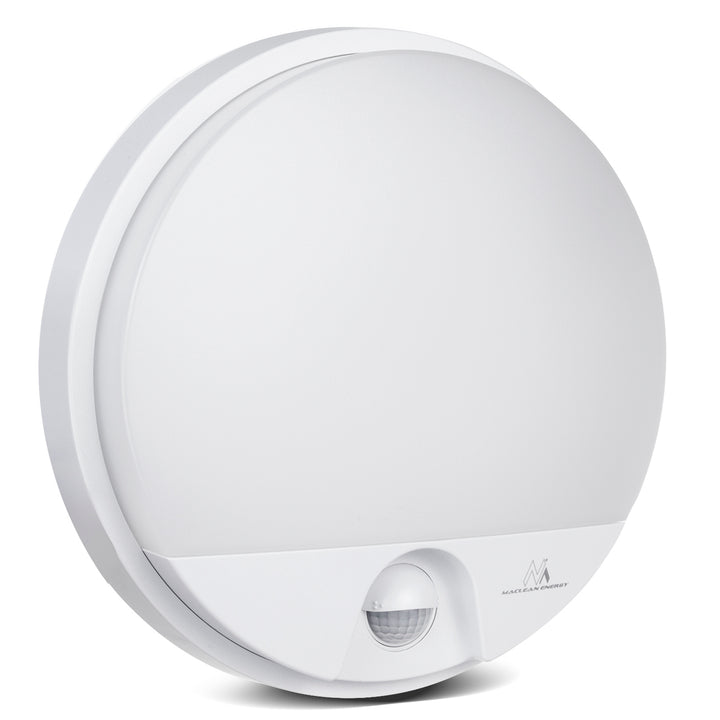 Lampada a LED con sensore di movimento a infrarossi MCE291 W 1100lm 15W IP54 Maclean Energy bianco