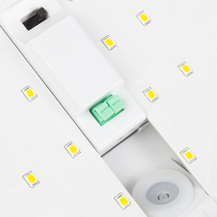 Lampada LED Maclean, numero civico, con sensore crepuscolare, bianca, max 10 W, IP65, luce neutra (4000 K), max 1000 lm, MCE292 W