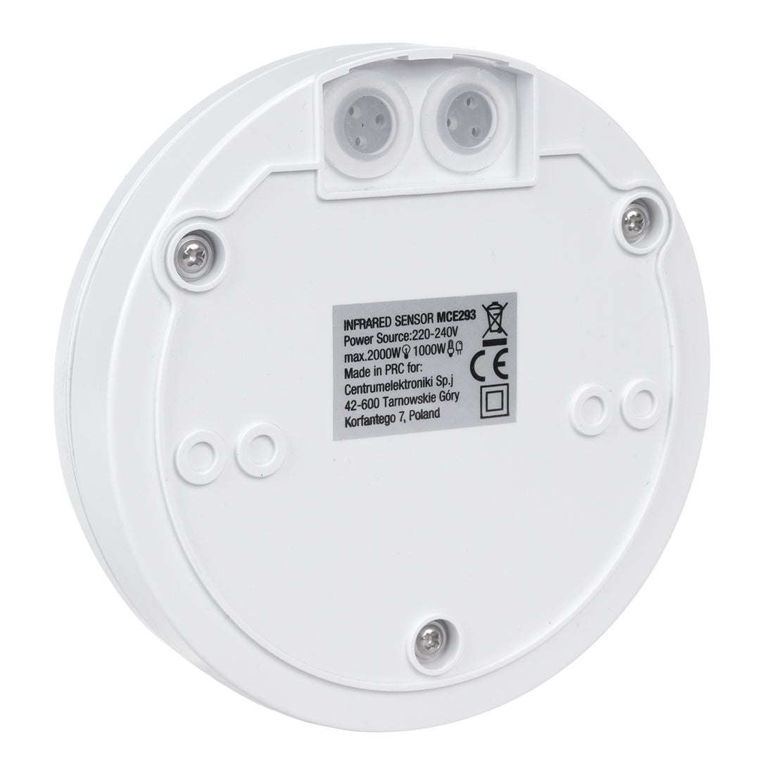 Sensore di movimento a infrarossi IP65 per uso esterno Maclean Energy MCE293 Entro 8 m, max. caricare 2000 W.