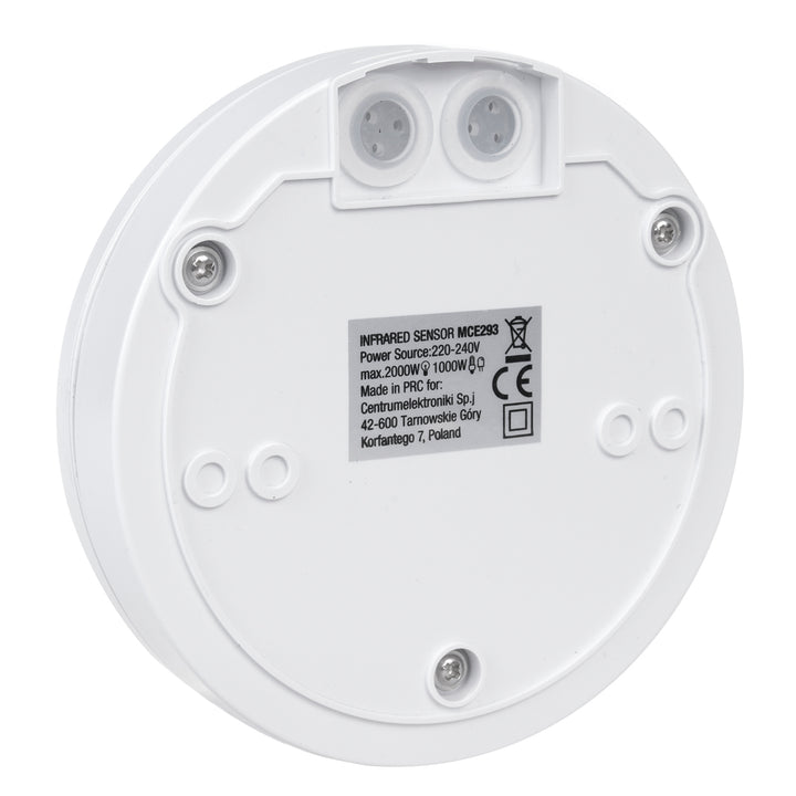 Sensore di movimento a infrarossi IP65 per uso esterno Maclean Energy MCE293 Entro 8 m, max. caricare 2000 W.