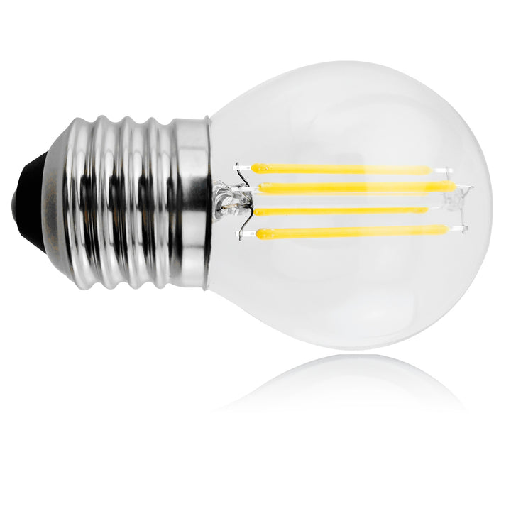 Lampadina a filamento LED E27, 4W 230V Maclean Energy MCE283 WW bianco caldo 3000K 400lm retro decorativo edison G45