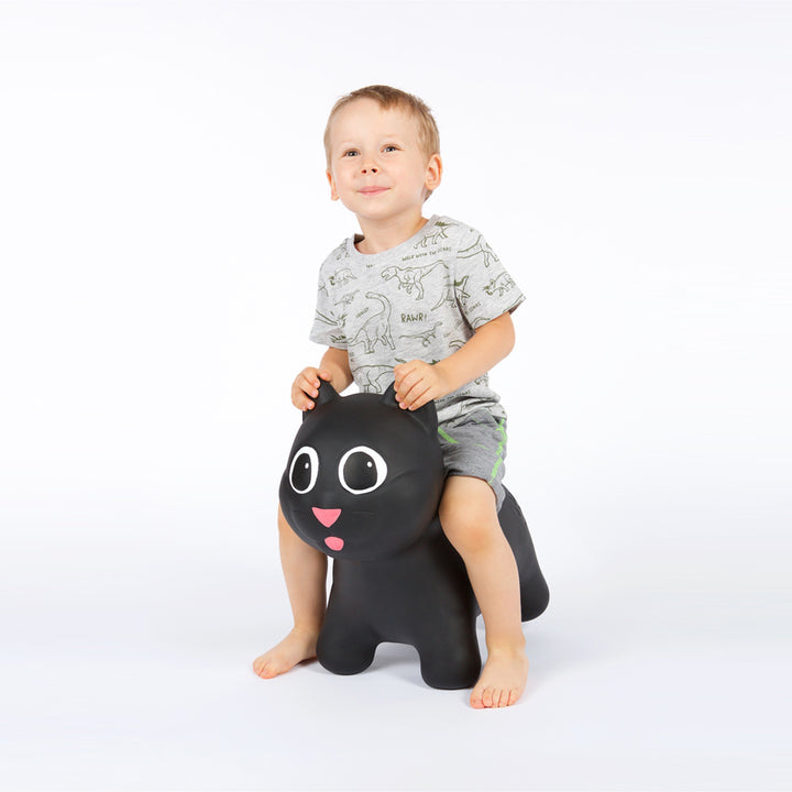 Gattino nero Tootina - giocattolo gonfiabile per bambini con Pompa