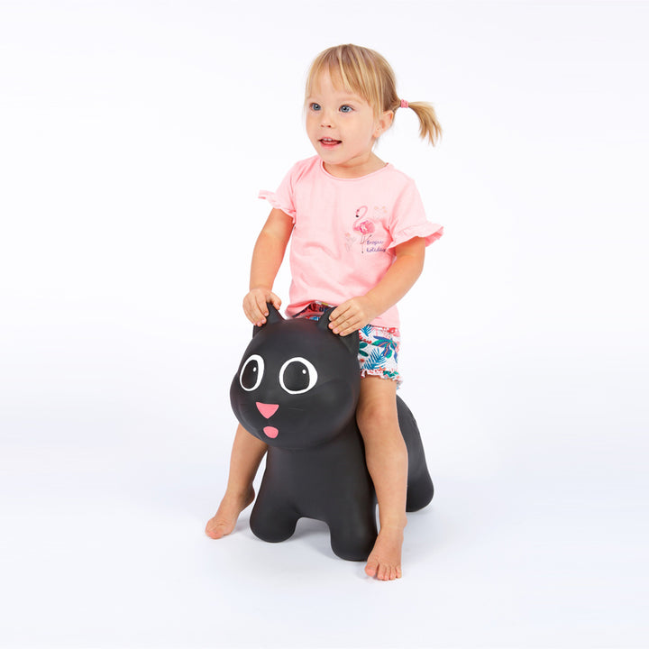 Gattino nero Tootina - giocattolo gonfiabile per bambini con Pompa