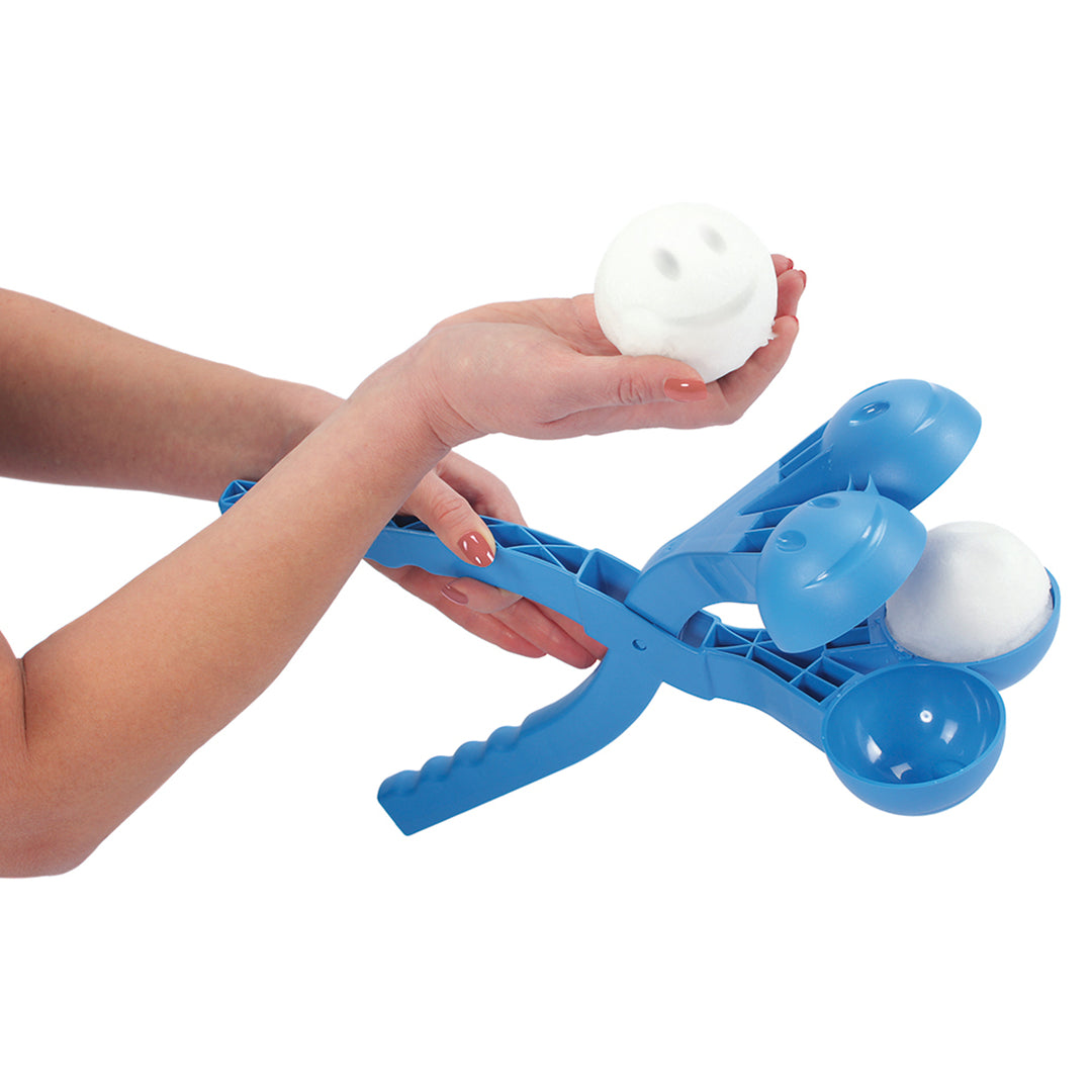 Macchina automatica per palle di neve Snowballee 2 blu - dotata di doppio vassoio