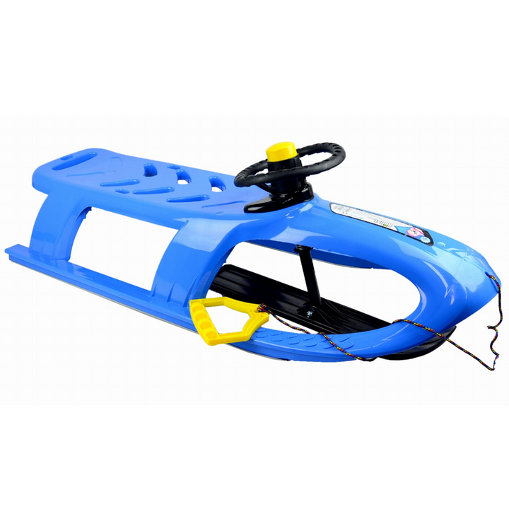 Slitta in plastica con volante Prosperplast Bullet Control blu