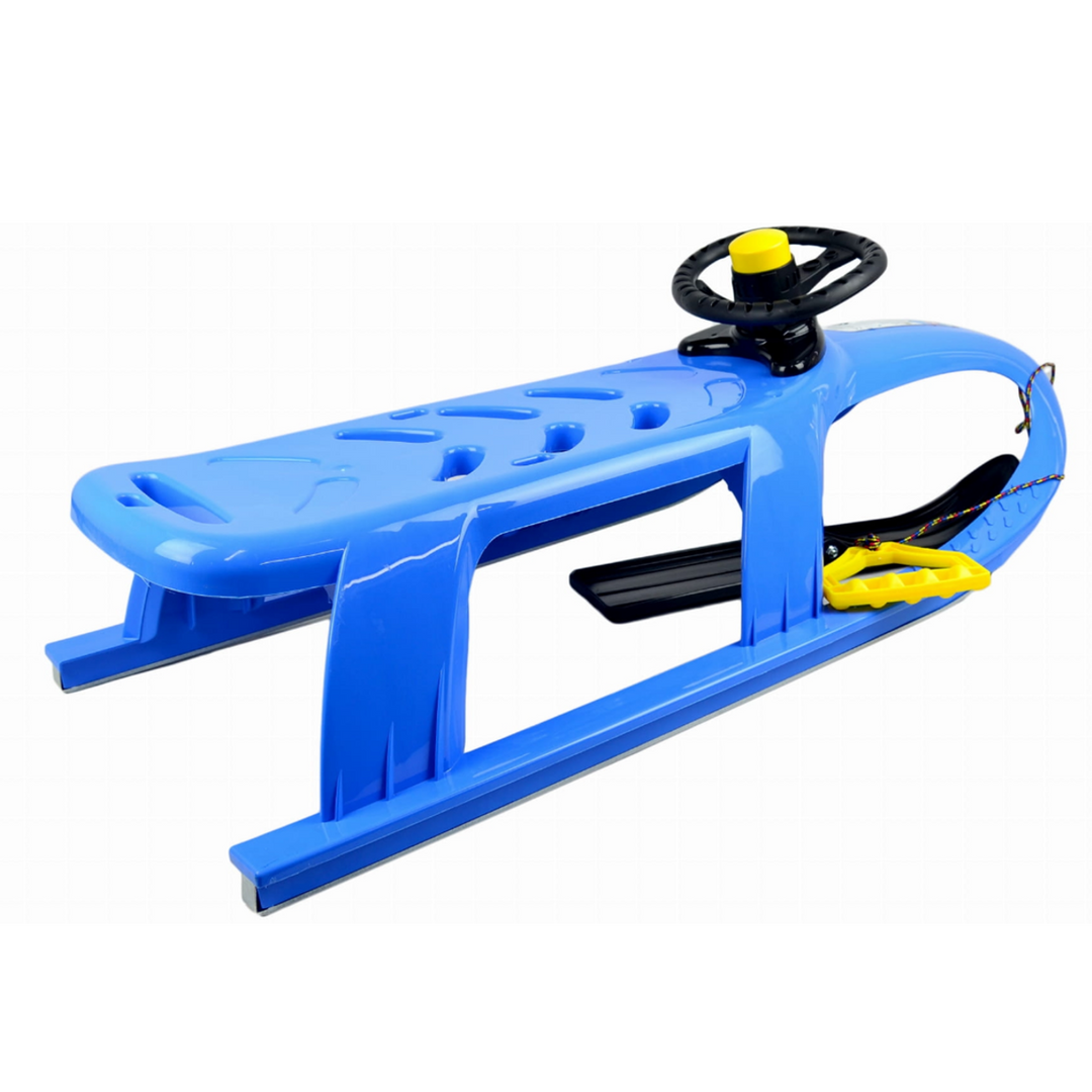 Slitta in plastica con volante Prosperplast Bullet Control blu