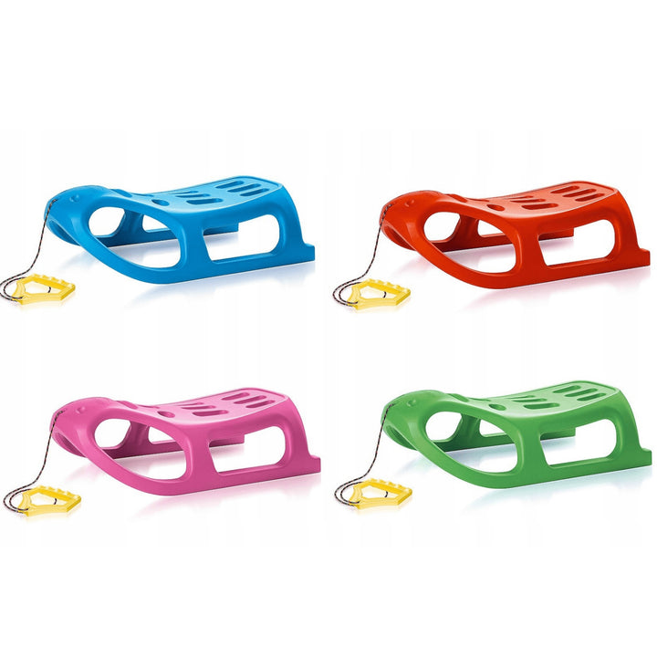 Slitta in plastica resistente e rapida Prosperplast Little Seal rosa