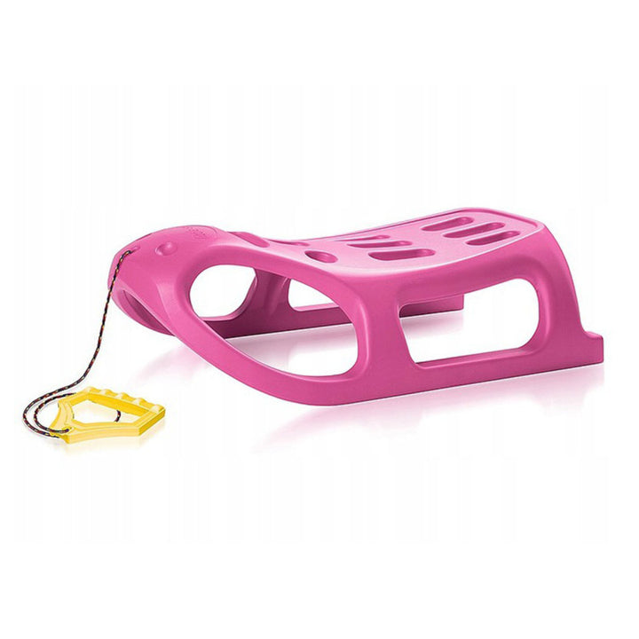 Slitta in plastica resistente e rapida Prosperplast Little Seal rosa