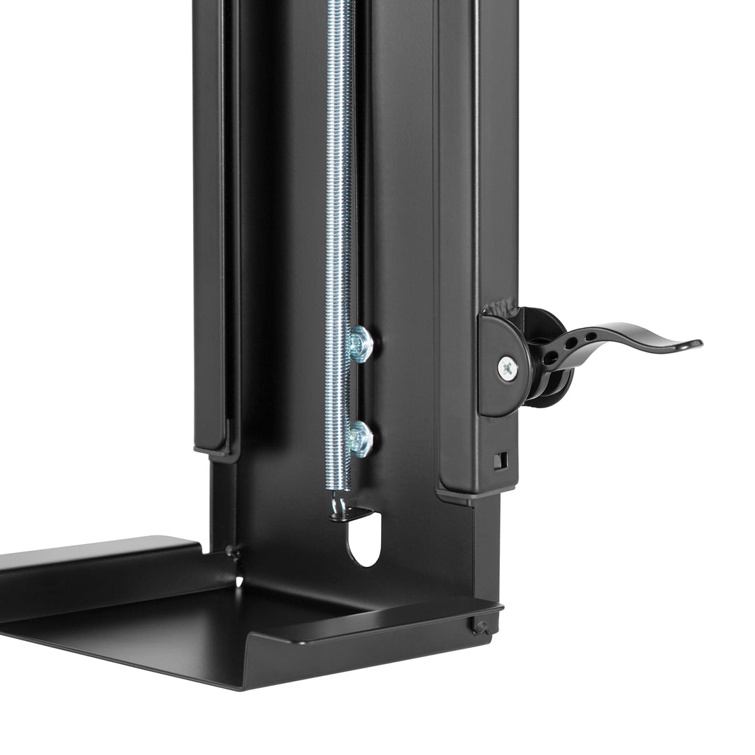Maclean MC-885 B supporto per computer nero regolabile max. 10kg.