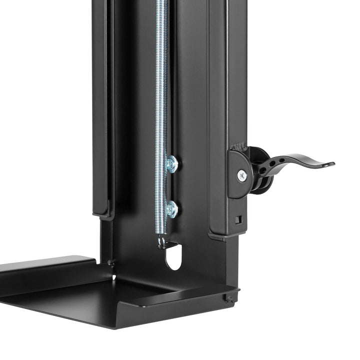 Maclean MC-885 B supporto per computer nero regolabile max. 10kg.
