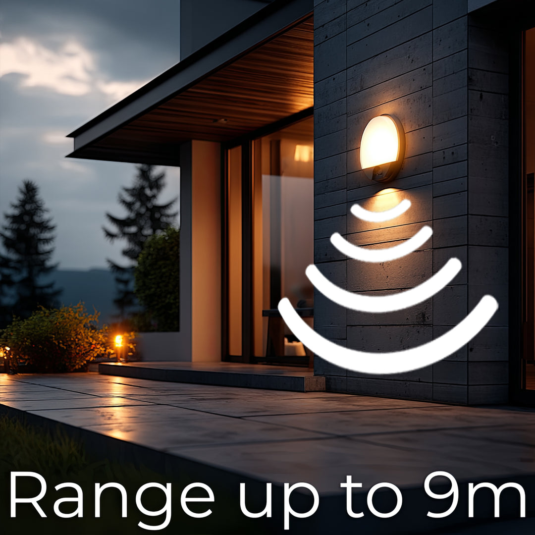 Lampada a LED con sensore di movimento a infrarossi MCE291 GR 1100lm 15W IP54 Maclean Grigio energia