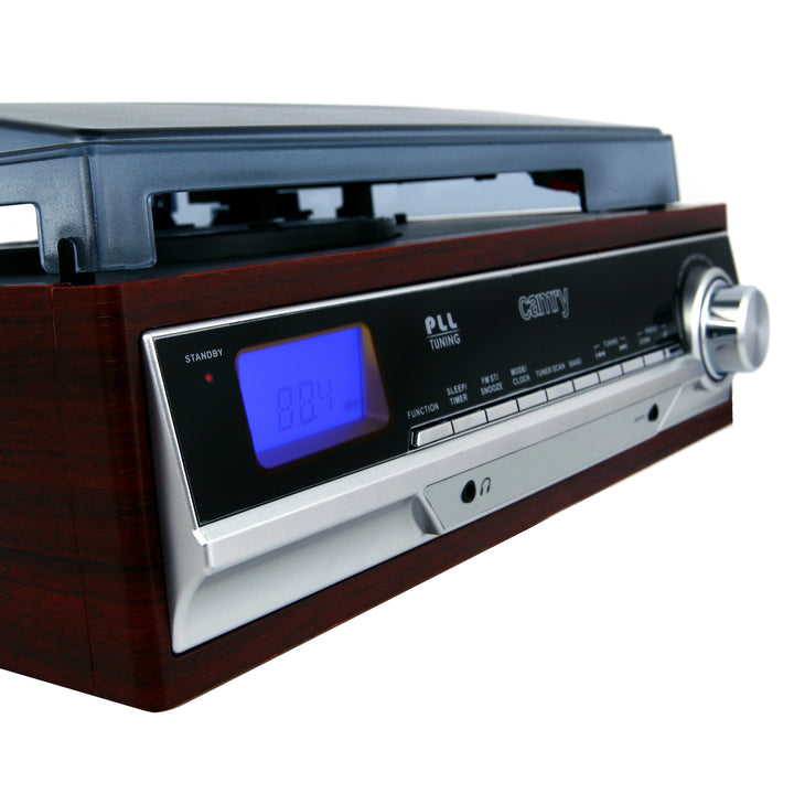 Giradischi Camry CR 1168 con radio e Bluetooth / MP3 / USB / SD / Registrazione