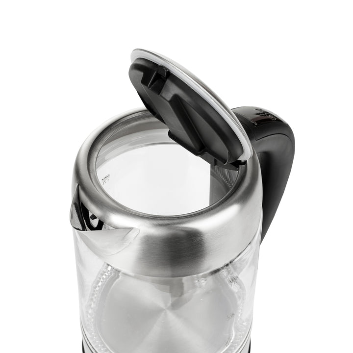 Bollitore in vetro retroilluminato 1.7L con controllo della temperatura Adler AD 1247 NUOVO