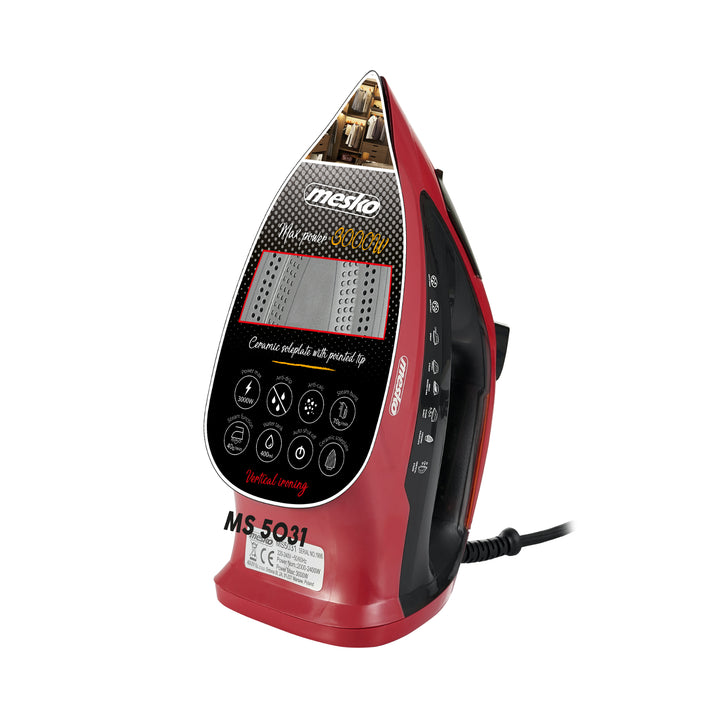Ferro multifunzione a vapore Mesko MS 5031 con potenza 3000W