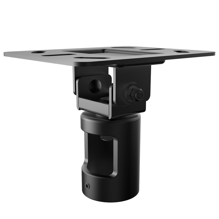 Maclean MC-886 Piastra di montaggio a soffitto regolabile Montaggio a soffitto per TV Piastra di montaggio per TV fino a 50 kg adatta anche a soffitti inclinati