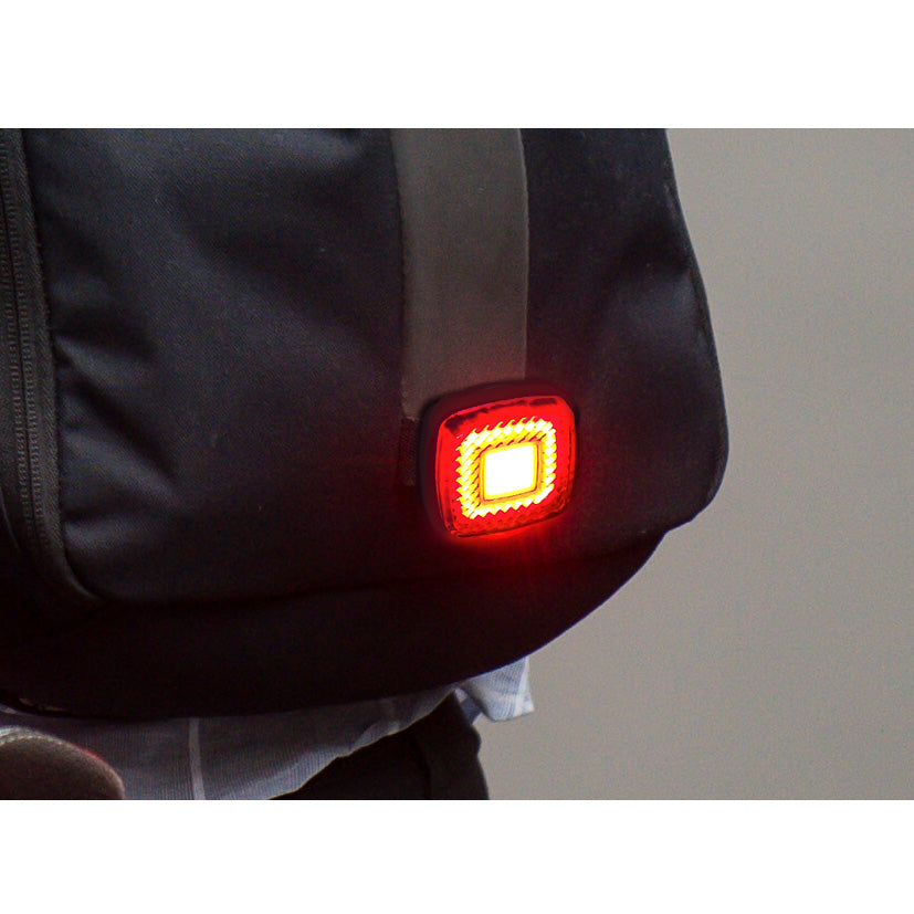 Luce LED per bicicletta posteriore Maclean MCE355 - 37x37x16mm