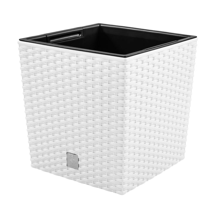 Vaso da fiori con contributo Rato Low DRTS325L-S449 - in bianco
