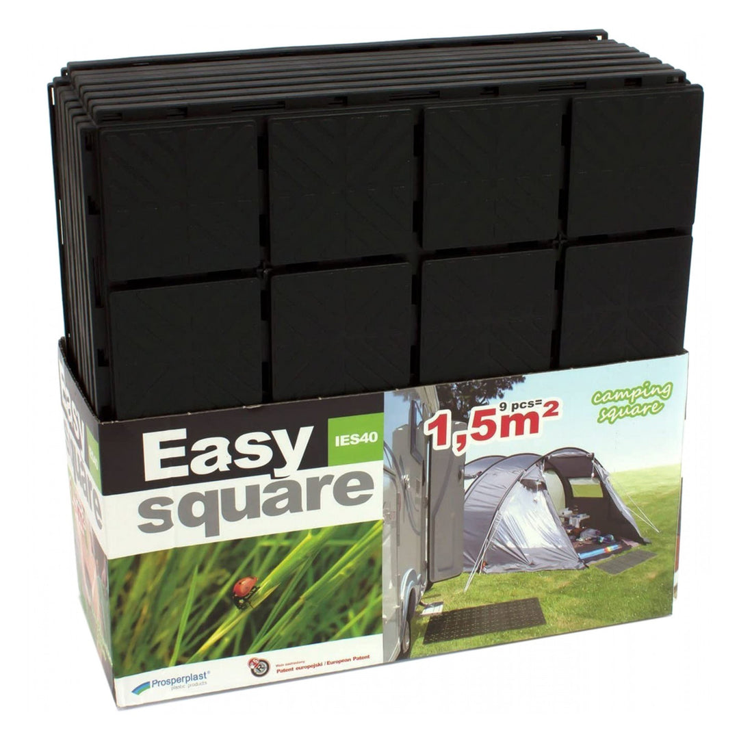 Griglia per marciapiede per 1,5 metri quadrati Easy Square IES40 nera