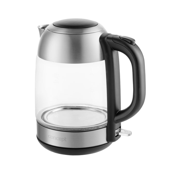 Bollitore elettrico in vetro 1,7L Concept RK4080 in acciaio inossidabile