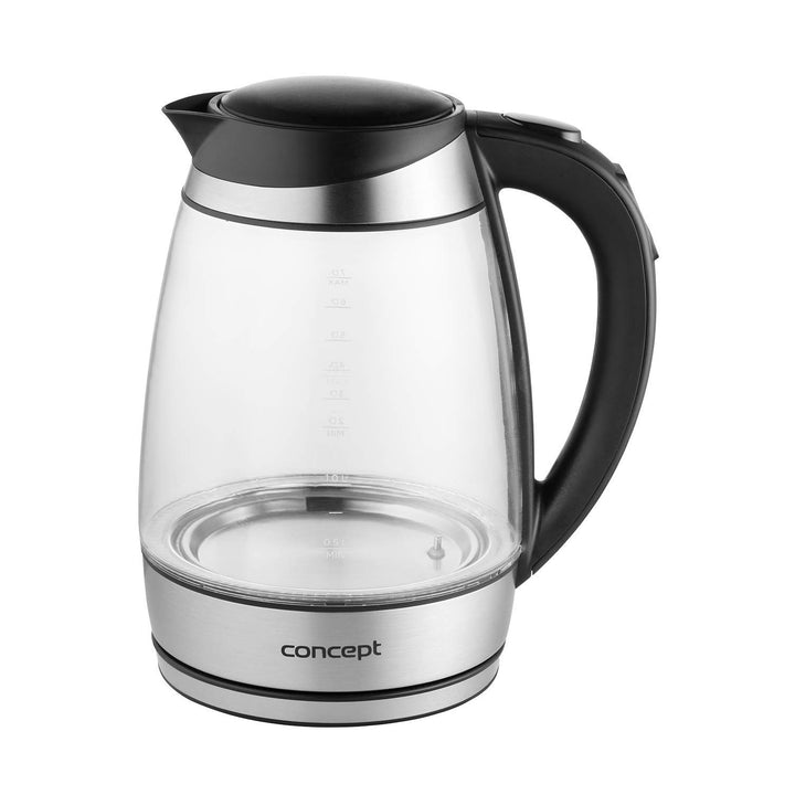 Bollitore elettrico in vetro da 1,7 litri con controllo della temperatura Concept RK4120