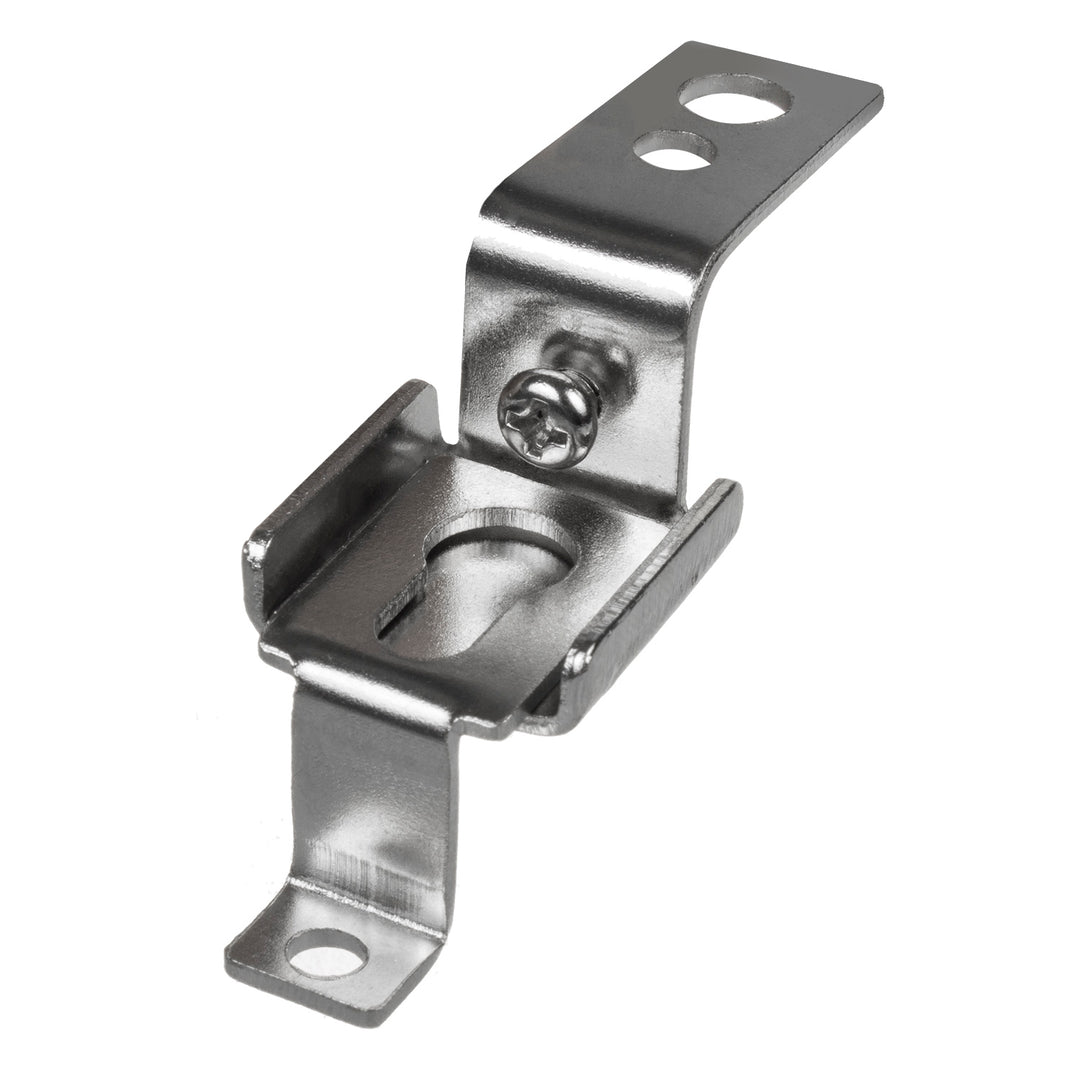 Staffa di montaggio per pannelli LED 595x595mm e 1195x295mm a soffitto / soffitto a forma di Z (4 pezzi maschio, 4 pezzi femmina, 8 pezzi viti) in acciaio al manganese MCE546