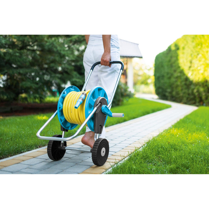carrello per tubo flessibile in alluminio Cellfast Aluplus 1/2 "45m