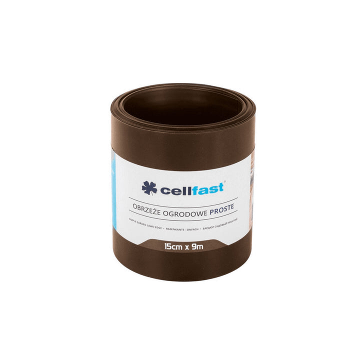 Bordo da giardino dritto 15 cm x 9 m Cellfast marrone