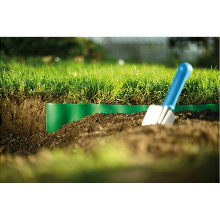 Bordo giardino ondulato 10 cm x 9 m Cellfast verde
