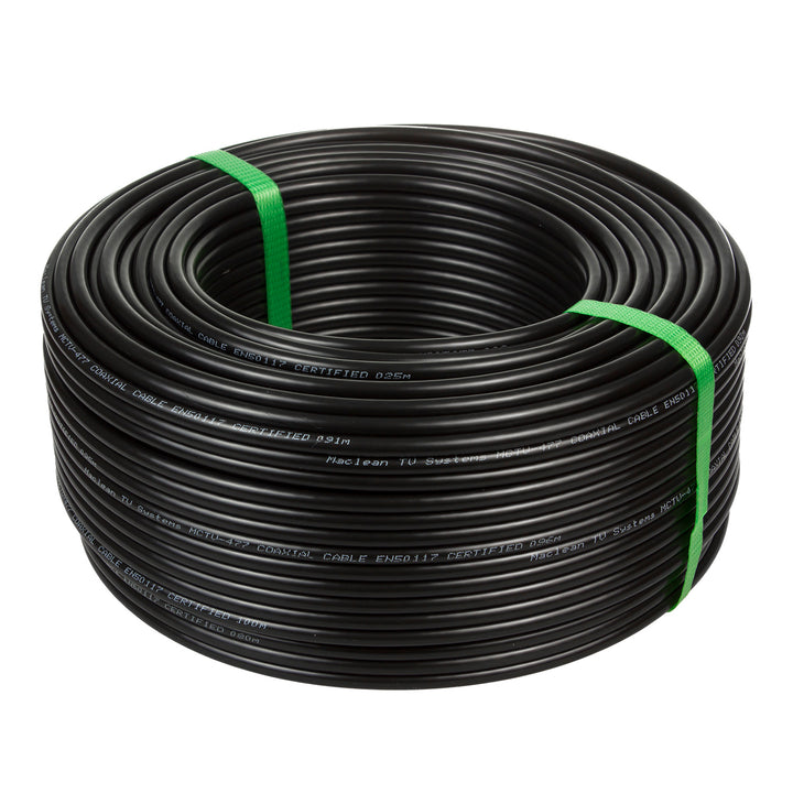 Cavo coassiale gel cavo coassiale RG6 100M Maclean MCTV-477 1.0CU + 4.6FPE + AL / P + 96 * 0.12AL + 6.8PE