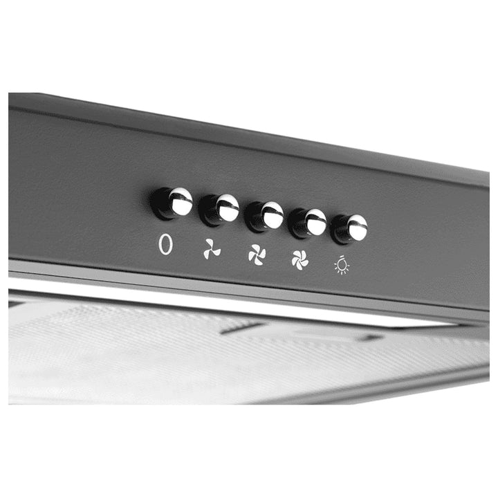 60cm Cappuccio sottotazza ultrasottile Concept OPP1260BC nero