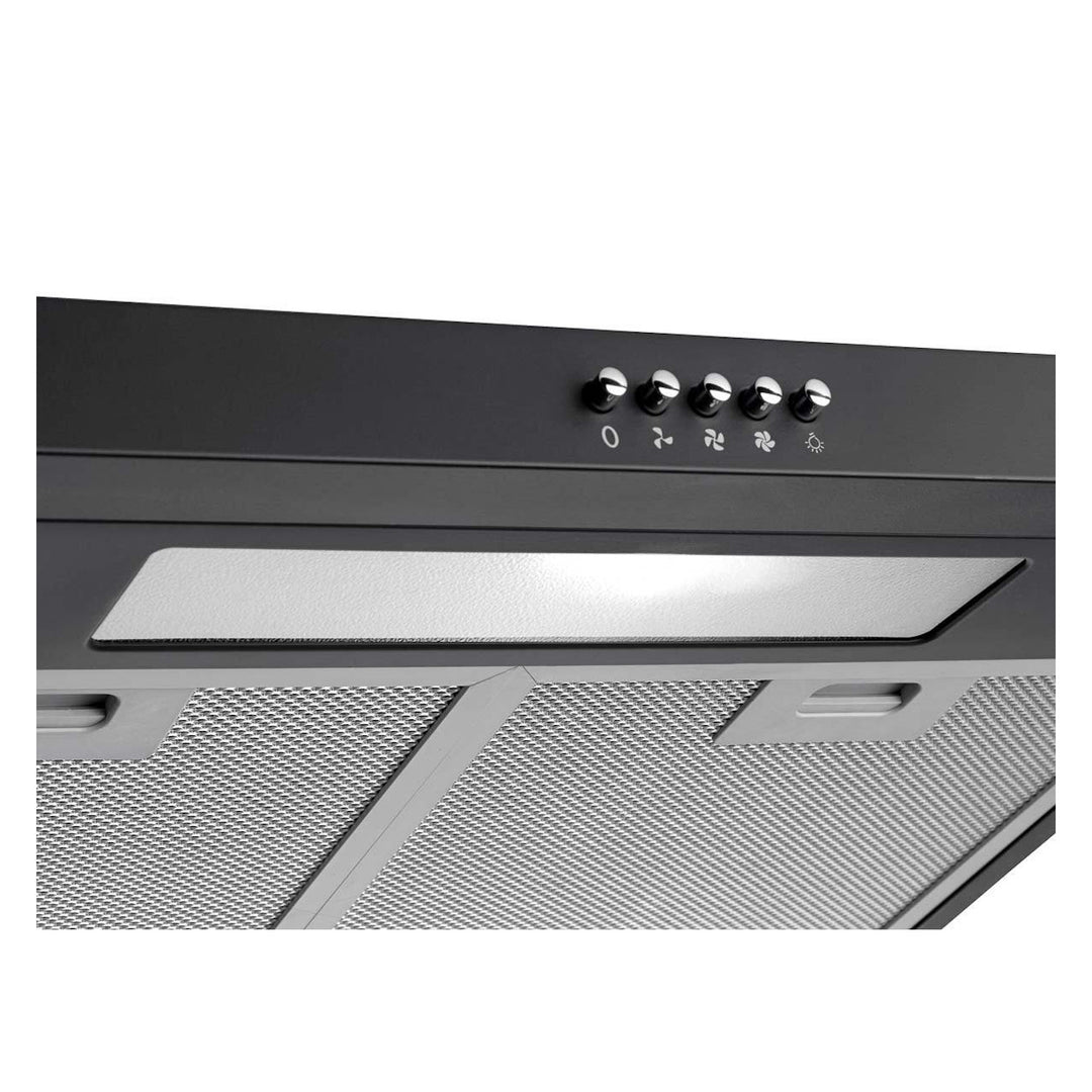 60cm Cappuccio sottotazza ultrasottile Concept OPP1260BC nero