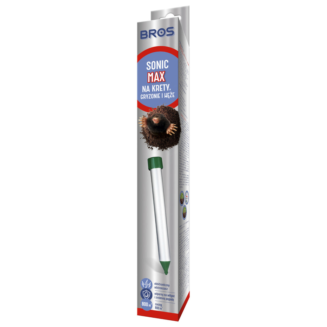 Dispositivo repellente per talpe e roditori Bros Sonic Max