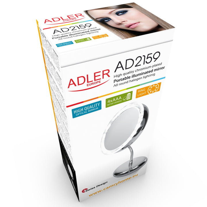Specchio cosmetico con luce LED Adler AD 2159
