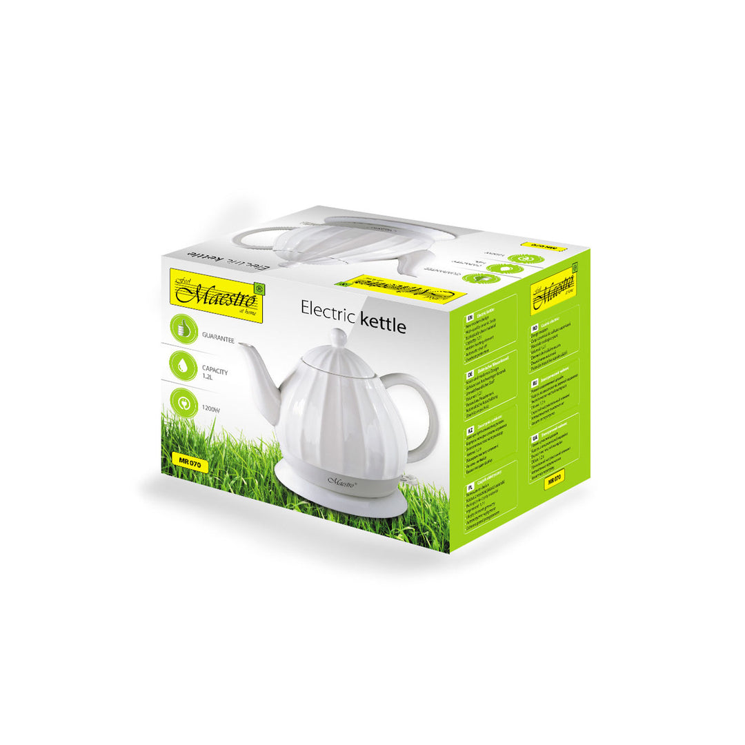 Bollitore elettrico in ceramica 1.2L Maestro MR070 1200W