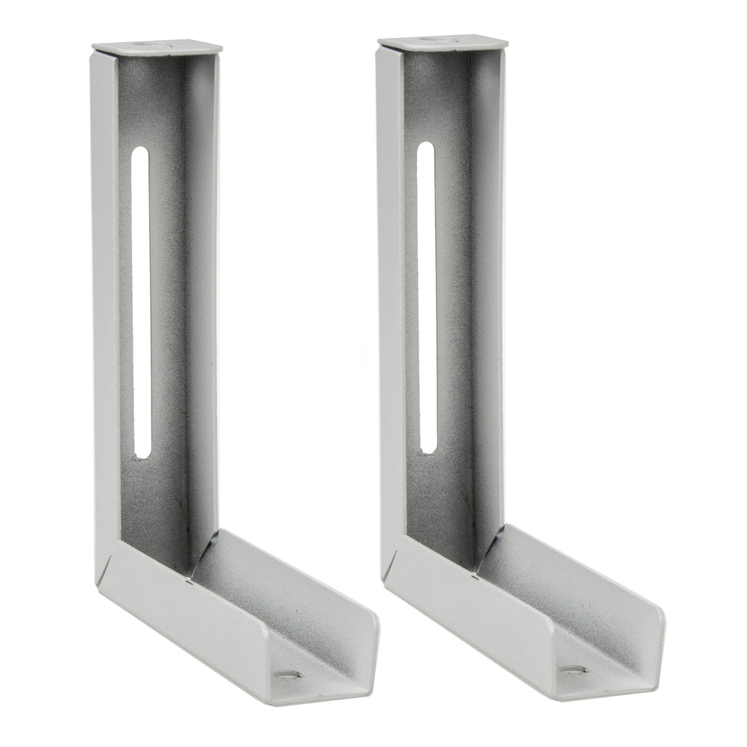 Set di 2 ganci per schermi di proiezione Maclean MC-923, max. carico 25 kg (per set), acciaio