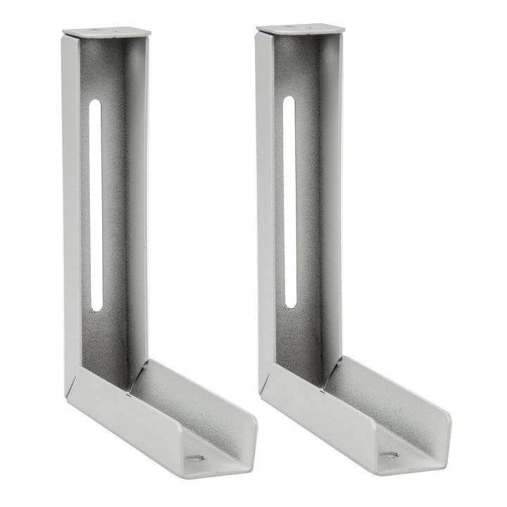 Set di 2 ganci per schermi di proiezione Maclean MC-923, max. carico 25 kg (per set), acciaio