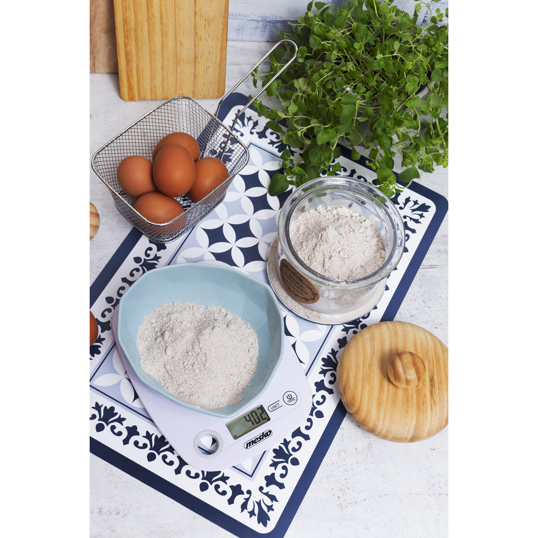 Bilancia elettronica LCD da cucina Mesko MS 3159w bianco