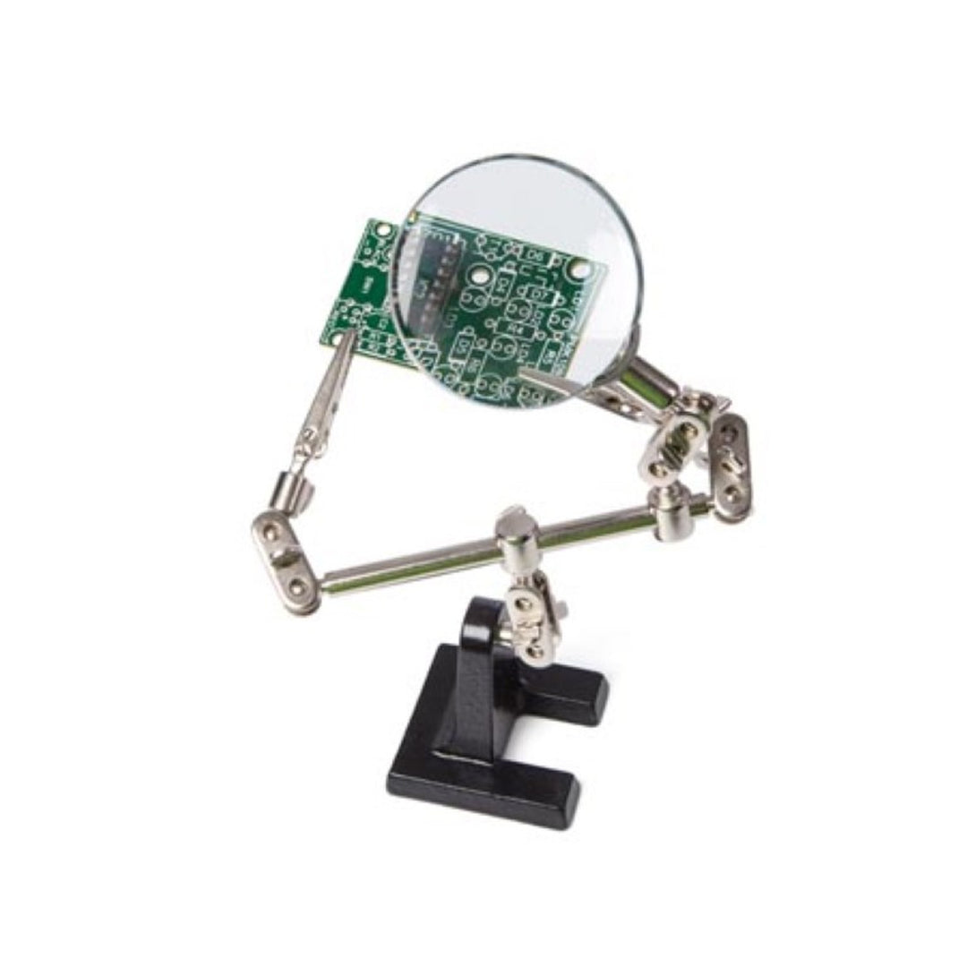 Terza mano + set di supporto per saldatore Velleman VTHHN
