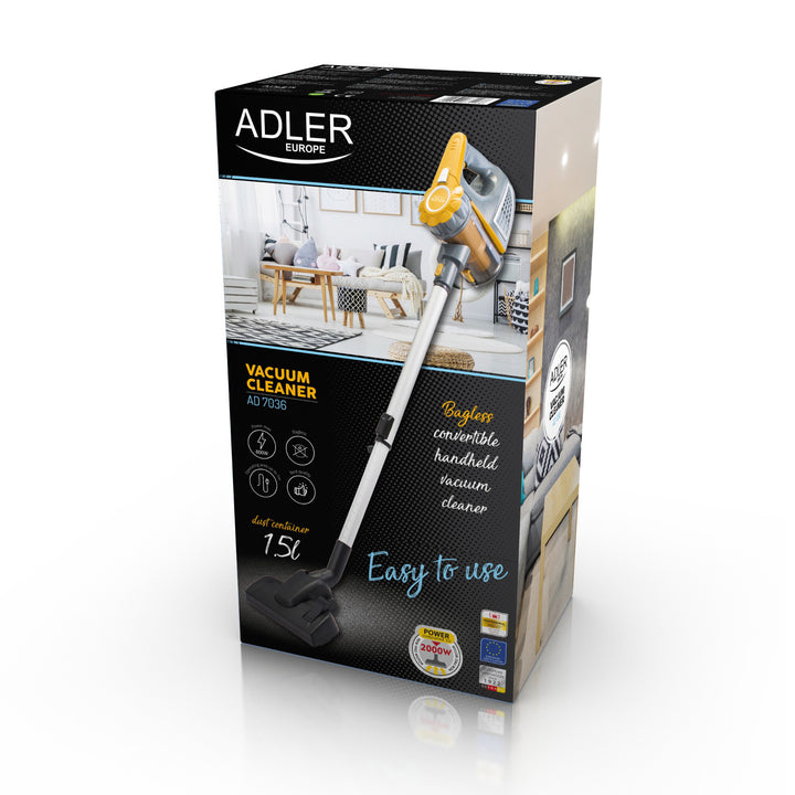 Aspirapolvere manuale Adler AD 7036 di alta qualità con funzione di aspirazione verticale