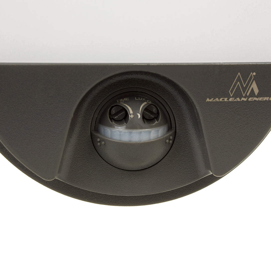 Lampada LED con sensore di movimento a infrarossi MCE340 GR 1100lm 15W IP54 Maclean Energy grigio, bianco naturale (4000K)