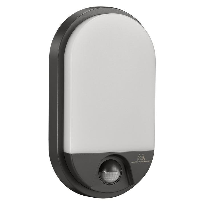Lampada LED con sensore di movimento a infrarossi MCE340 GR 1100lm 15W IP54 Maclean Energy grigio, bianco naturale (4000K)
