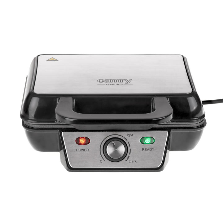 La macchina per waffle Camry CR 3046 1600W cuoce 2 waffle XXL contemporaneamente