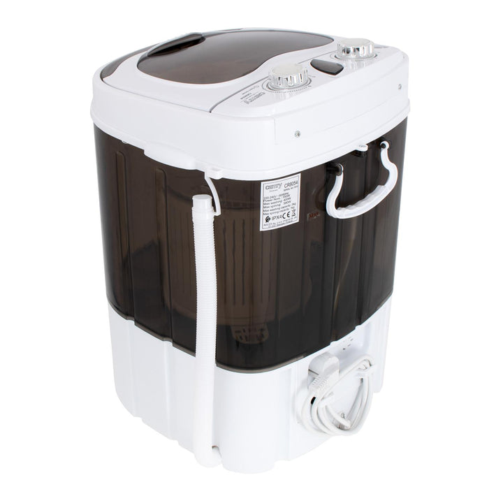 Mini lavatrice Portatile. Centrifuga 400w  con fionda Braun 3 kg Camping Reisen
