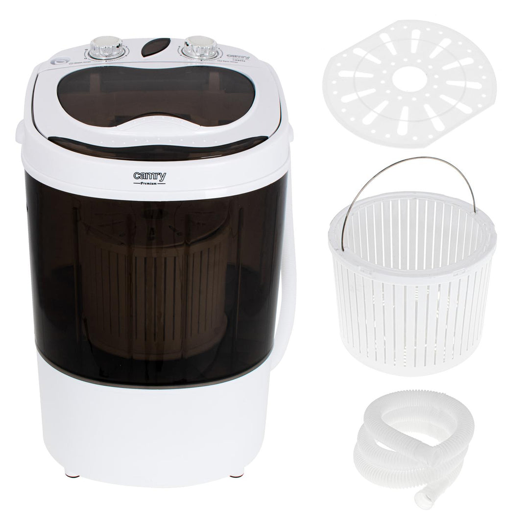 Mini lavatrice Portatile. Centrifuga 400w  con fionda Braun 3 kg Camping Reisen
