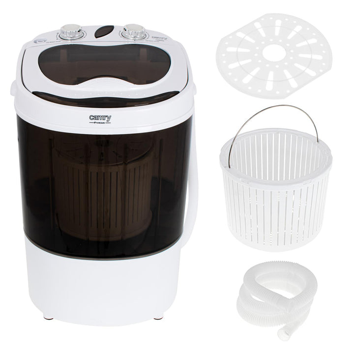 Mini lavatrice Portatile. Centrifuga 400w  con fionda Braun 3 kg Camping Reisen