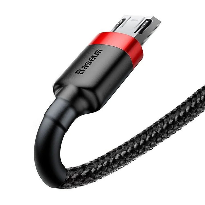 Cavo USB/MicroUSB da 2,0 m QC3.0 2,4A (CAMKLF-C91) in treccia di nylon
