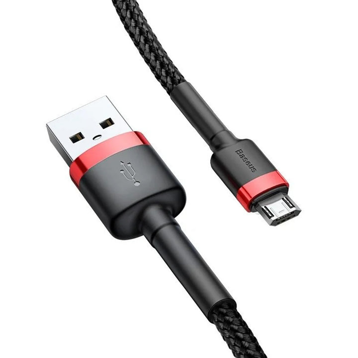 Cavo USB/MicroUSB da 2,0 m QC3.0 2,4A (CAMKLF-C91) in treccia di nylon